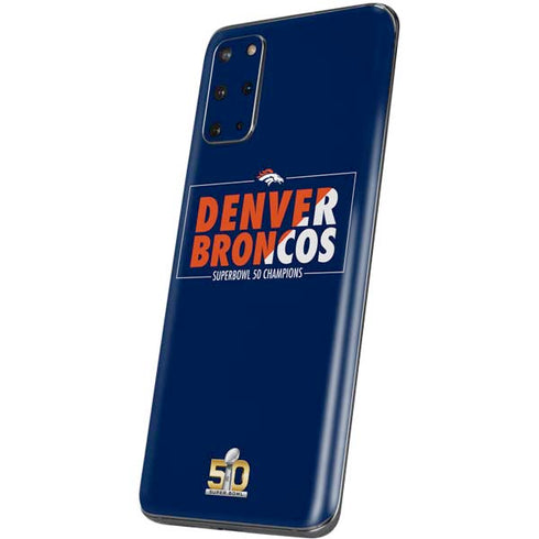 NFL Denver Broncos Super Bowl 50 Champions Bold Galaxy S20 Plus Skin